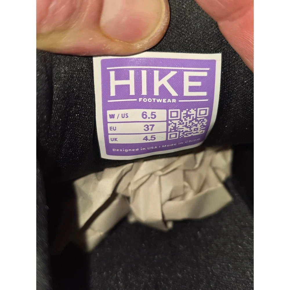NWT Hike Footwear Wave Sneakers Black Pink Barefoot Minimalist EU 37/ W 6.5